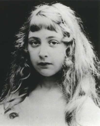 Agatha Christie as a young girl, date unknown.