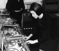 Delia Ann Derbyshire, electronic music composer (5 May 1937 – 3 July 2001).