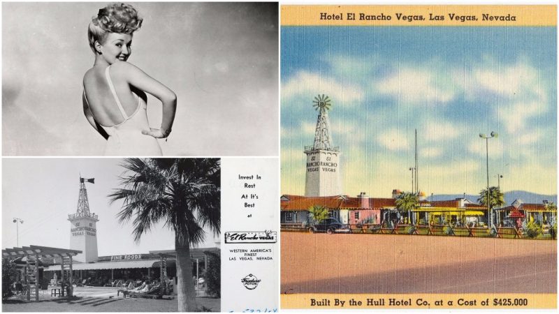 El Rancho Vegas Hotel Casino Opera House Full Menu 1960 Las Vegas Nevada 
