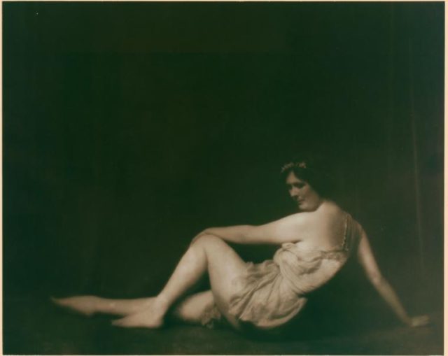 Isadora Duncan during her visits to America in 1915-18, by Arnold Genthe.