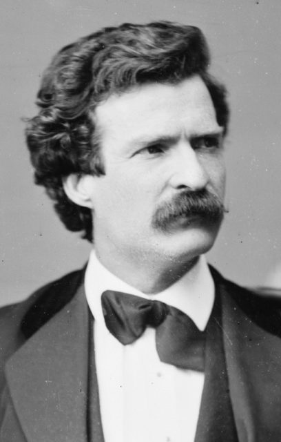 Mark Twain in 1871.