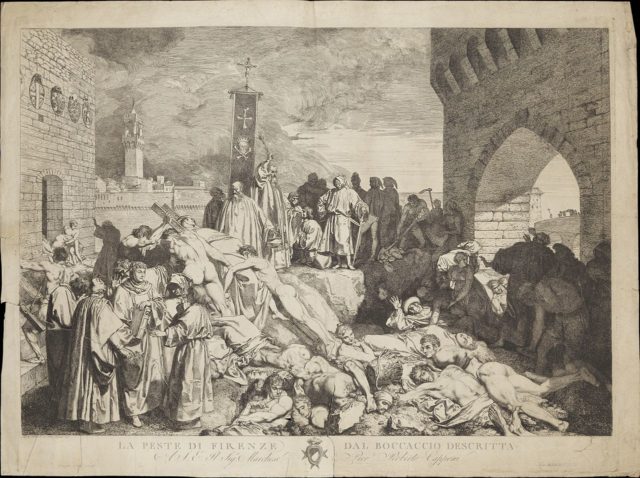 The plague of Florence in 1348, as described in Boccaccio’s Decameron. Photo Credit