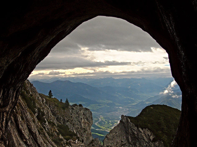 View from the entrance of the cave. Photo Credit