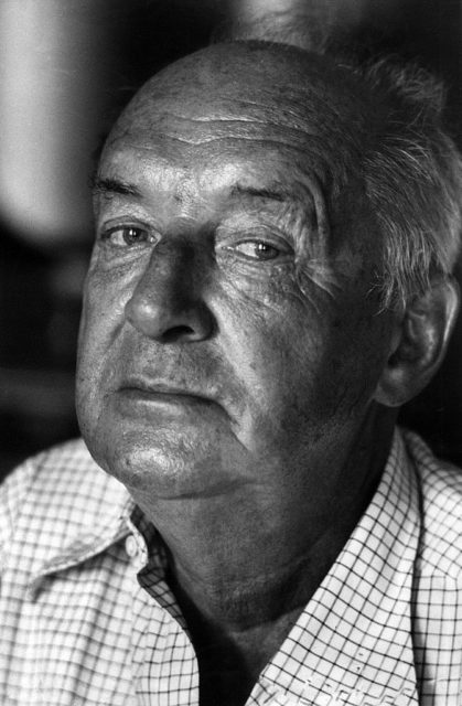 Nabokov in Montreux, 1973.