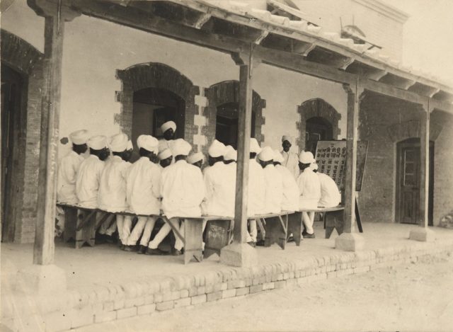 Sikhs regimental school Photo Credit: The National Archives UK