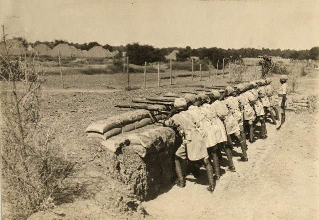 Sikhs musketry instruction. Photo Credit