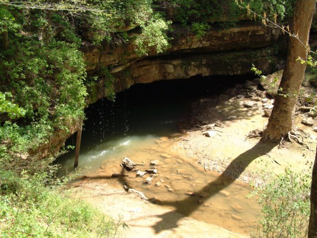 Mammoth Cave in Kentucky, where the brothers murdered a young slave boy by knocking his head against a tree