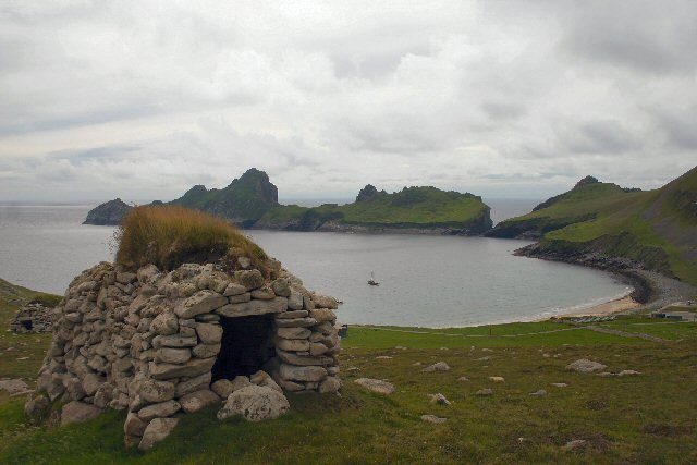 A Cleit at the Cleitein McPhaidein, Boreray Photo Credit