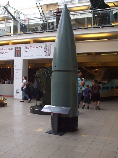 A Shell and a Cartridge of the Schwerer Gustav Rail-Canon from WW2 in the  Military Museum in Dresden. - 9GAG