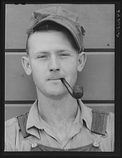 Migrant field worker. Tulare migrant camp. Visalia, California