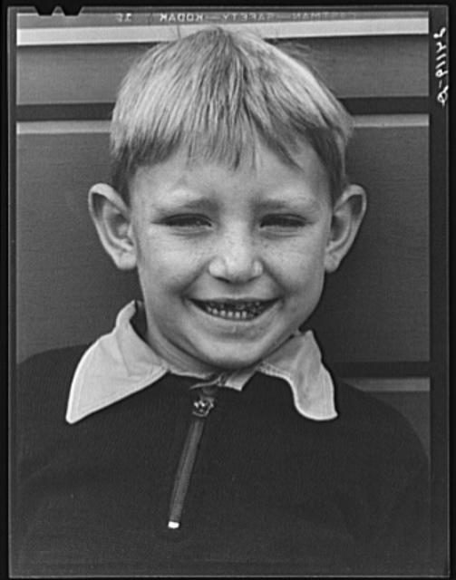 Migrant field workers. Tulare migrant camp. Visalia, California Photo Credit