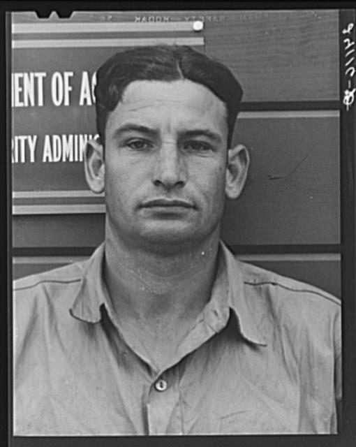 Migrant field workers. Tulare migrant camp. Visalia, California