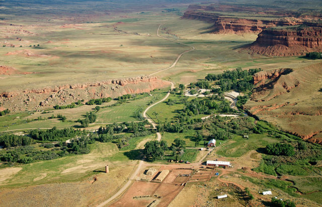 Hole-in-the-Wall site, Wyoming. Photo Credit