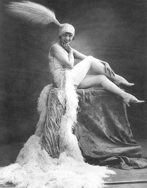 Mistinguett at the Moulin Rouge