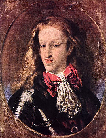 Charles II in his twenties.