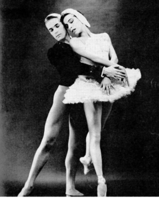 Maria Tallchief with Erik Bruhn in 1961