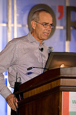 David Rumsey at 2005 Where 2.0 Conference. Photo Credit