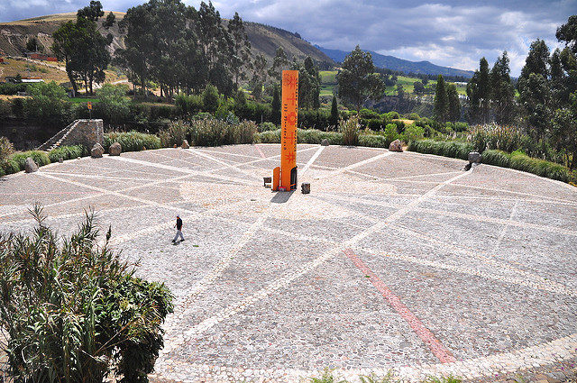 The first monument “Mitad del Mundo” Photo credit