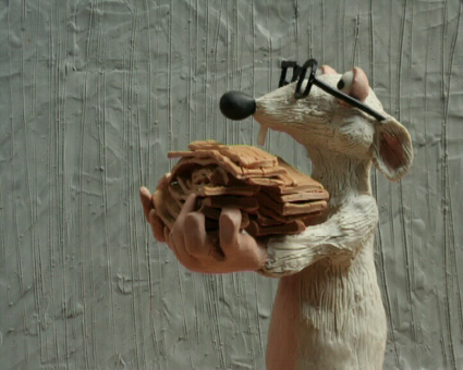 A Plasticine model of a rat by Polish animator Monika Kuczyniecka Photo Credit
