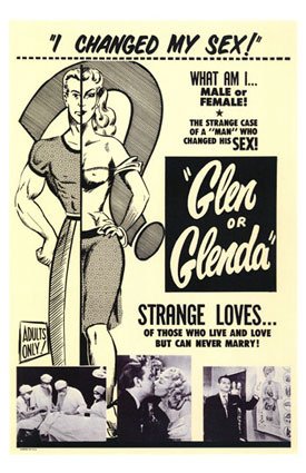 A Film Poster for Glen and Glenda.