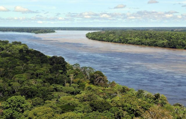 Amazon tributaries near Manaus (Meeting of Waters) / Photo credit