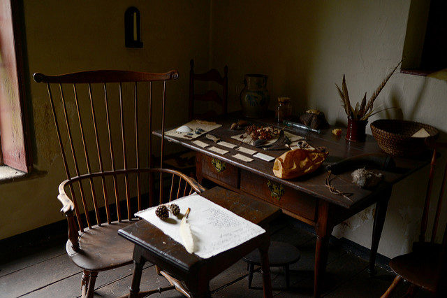 Bartram’s work desk. Photo Credit