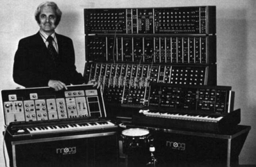 The famous engineer and musical genius, Robert Moog, the inventor of the Moog Synthesizer. He was a fan of Theremin and managed to construct the instrument himself