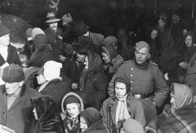 The Nazi establishment of German Lebensraum required the expulsion of the Poles from Poland, such as their expulsion from the Reichsgau Wartheland in 1939  Photo Credit
