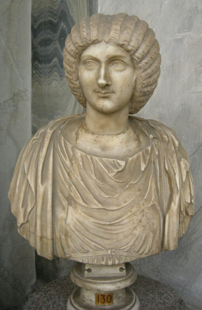Bust of Julia in the Vatican Museum. Photo Credit