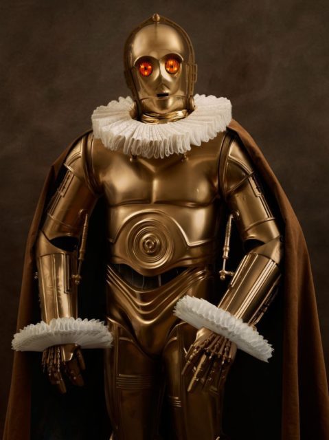 C-3PO. Photo Courtesy Sacha Goldberger