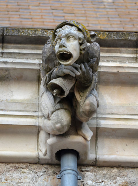 The Monk gargoyle from the Château de Blain, France Photo Credit