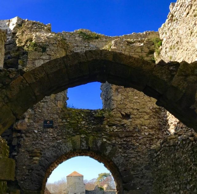 Porchester castle interior