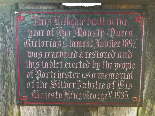 A plaque.