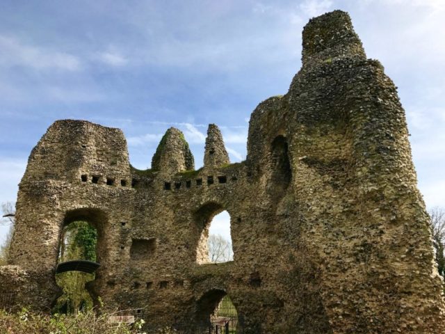 Remnants of the Odiham castle