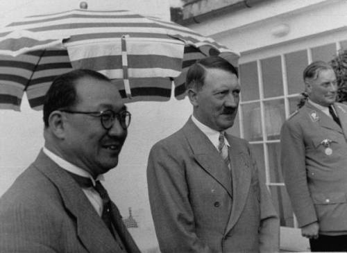 H. H. Kung and Adolf Hitler in Berlin