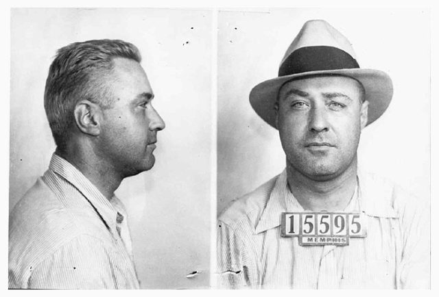 Mugshot of George “Machine Gun” Kelly