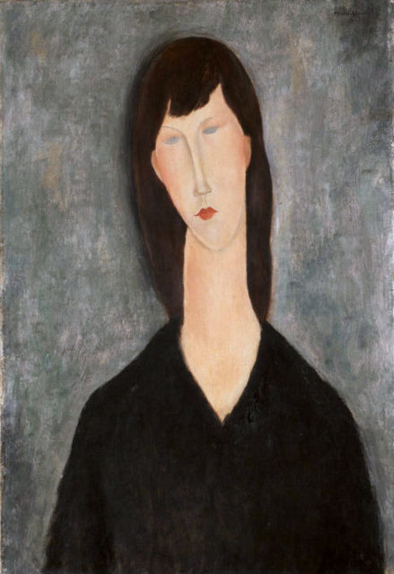 Amedeo Modigliani, Bust of an unknown woman, circa 1919, Museo Nacional de Bellas Artes (Buenos Aires)