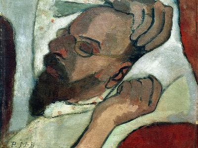 Otto Modersohn Sleeping, by Paula, 1906