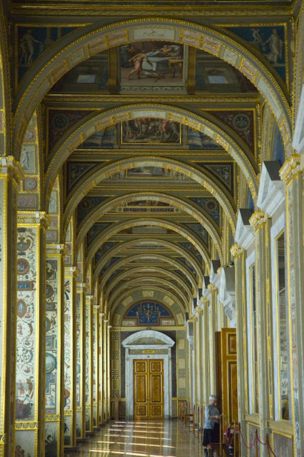 A section of the Hermitage Museum known as the Raphael Loggias. Photo Credit