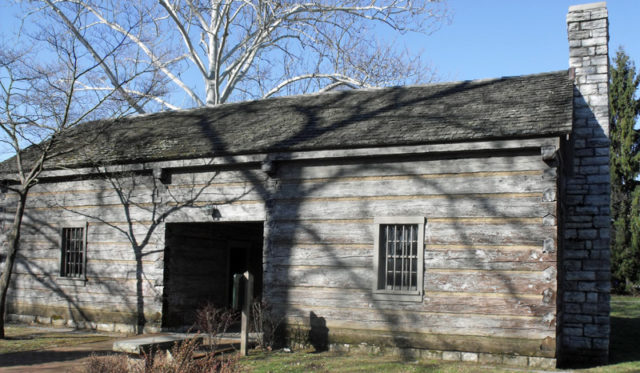 A replica of the Kentucky state jail in Danville where the brothers were briefly held and escaped