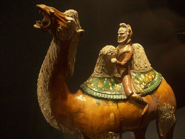 Sancai camel with Persian merchant   Photo Credit