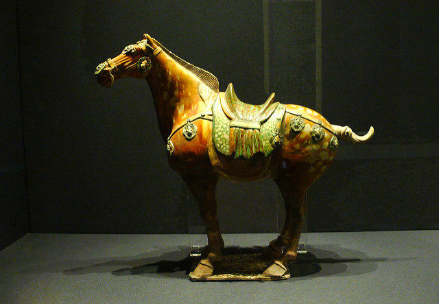 Sancai horse. Palace Museum, Beijing   Photo Credit