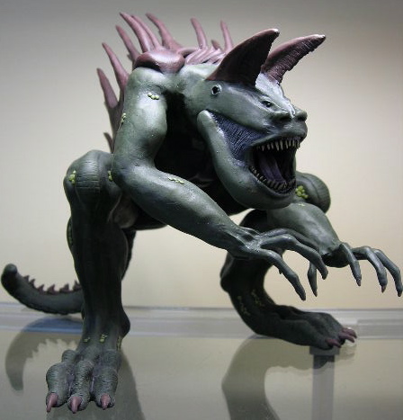 A custom built miniature of the Tarrasque Photo Credit