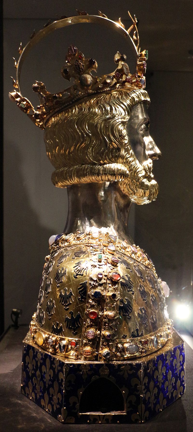 The Bust of Charlemagne is one of the most significant examples of medieval sacral art The