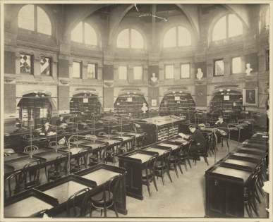The Rotunda Reading Room, 1900.