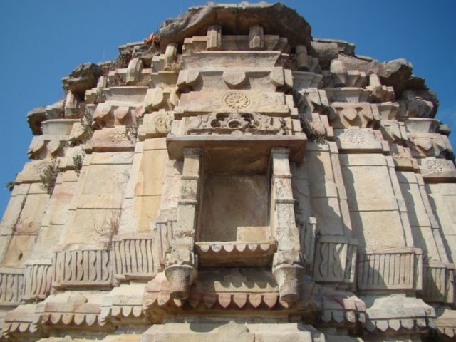 The facade of the fort