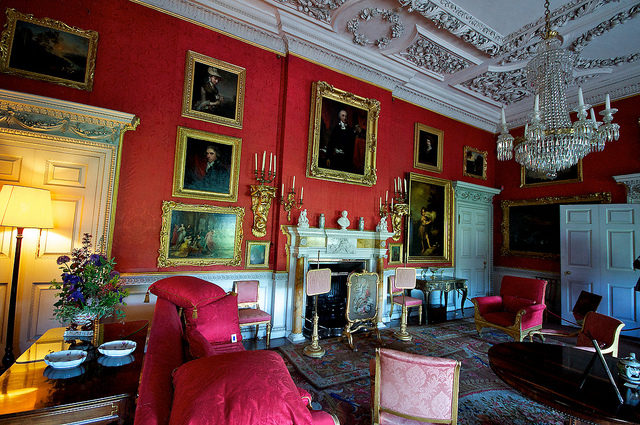 The paintings remain laid out as planned by William Windham II in the 1750s  Photo Credit