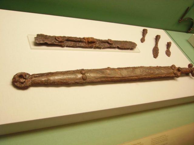 The sword is on display at the British Museum.