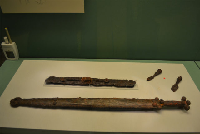 The sword was discovered in 1987, and it dated back to the 3rd century BC.