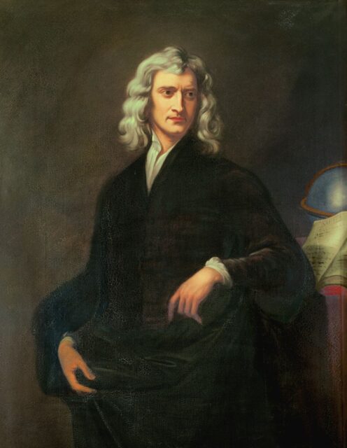 Portrait of Isaac Newton